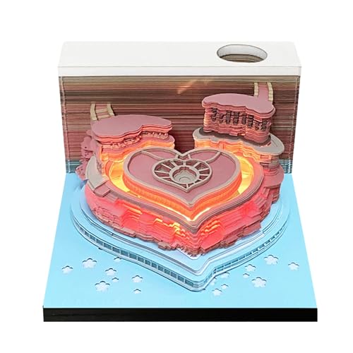 3D Kalender Abreißen 2024 | Schreibtisch kalender mit Lichtern | 2024 Tischkalender-Notizblock | Kreative 3D Notizblock Papier Schnitzen Schreibtischkalender DIY Geschenk Home Desktop Dekoration 3D Kalender Abreißen 2024 | Schreibtisch kalender mit Lichtern | 2024 Tischkalender-Notizblock | Kreative 3D Notizblock Papier Schnitzen Schreibtischkalender DIY Geschenk Home Desktop Dekoration von MAIDONG