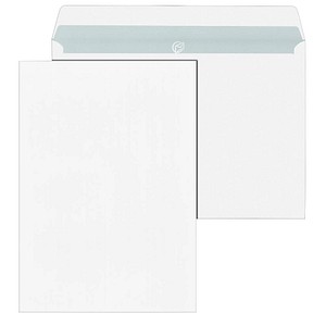 MAILmedia Briefumschläge DIN C4 ohne Fenster weiß haftklebend 500 St. von MAILmedia