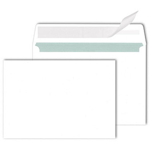 MAILmedia Briefumschläge DIN C6 ohne Fenster weiß haftklebend 500 St. von MAILmedia