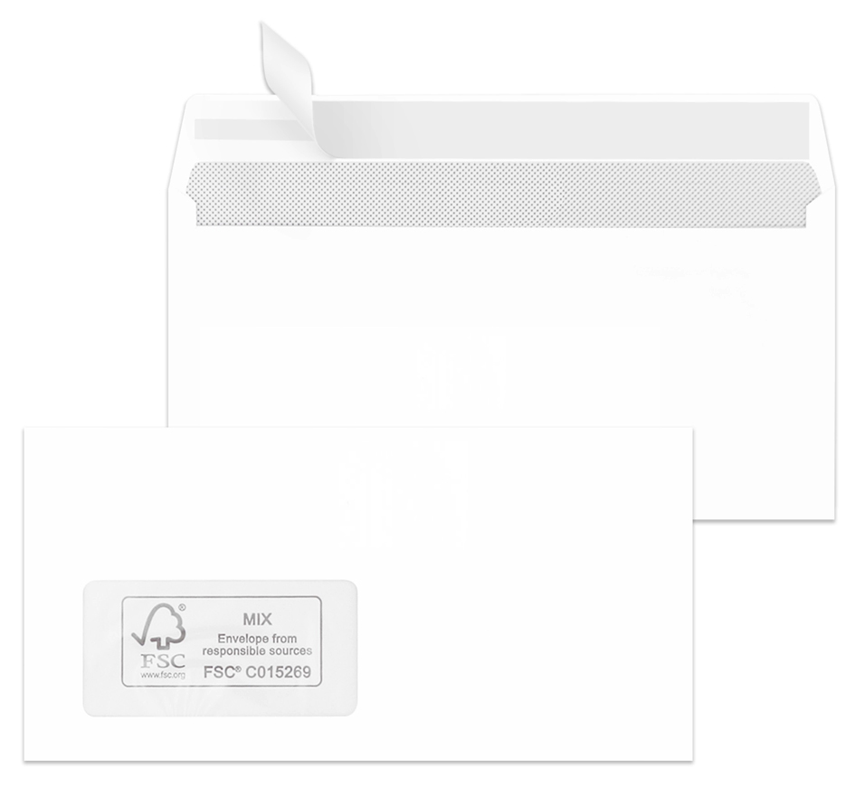 MAILmedia Briefumschläge DIN lang, haftklebend, weiß MAILmedia Briefumschläge DIN lang, haftklebend, weiß von MAILmedia