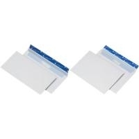 MAILmedia Briefumschlag CYGNUS EXCELLENCE, 114 x 229 mm Haftklebung mit Abdeckstreifen, weiß, Gewicht: 100 g-qm (206000) von MAILmedia