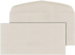 MAILmedia Briefumschlag Kuvermatic C6/5, 114 x 229 mm Recycling grau, 75 g/qm, ohne Fenster, Nassklebung, - 1 Stück (30005319) von MAILmedia