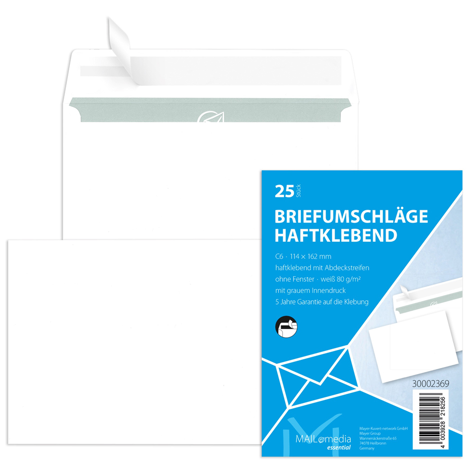 MAILmedia Briefumschlag Offset weiß, DIN Lang, ohne Fenster von MAILmedia