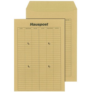 MAILmedia Hauspostversandtaschen DIN C4 ohne Fenster braun 250 St. von MAILmedia