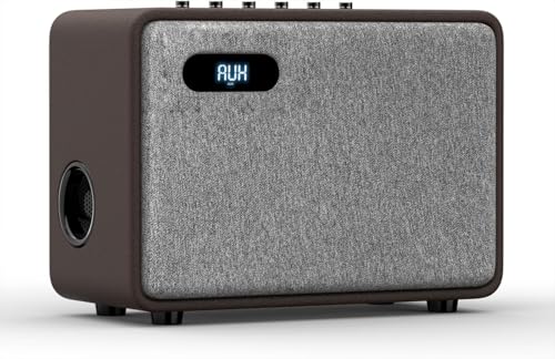 MAITE Retro Bluetooth Lautsprecher in Lederoptik, Tragbarer Bluetooth Lautsprecher Hochtöner-Bass-Steuerung, Kabelloser Lautstärkeregelung Musik/Gitarre/Mikrofon, Vintage Speaker mit 40W MAITE Retro Bluetooth Lautsprecher in Lederoptik, Tragbarer Bluetooth Lautsprecher Hochtöner-Bass-Steuerung, Kabelloser Lautstärkeregelung Musik/Gitarre/Mikrofon, Vintage Speaker mit 40W von MAITE