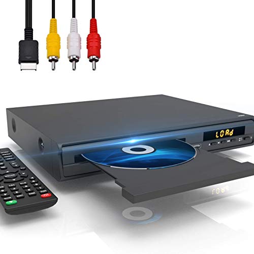 Maite DVD-Player, Multi-Region DVD-Player für TV, HDMI AV-Anschluss/USB-Eingang/Mikrofon-Eingang, Unterstützung NTSC/PAL-System, Fernbedienung, HD DVD-Player mit Allen Regionen von MAITE