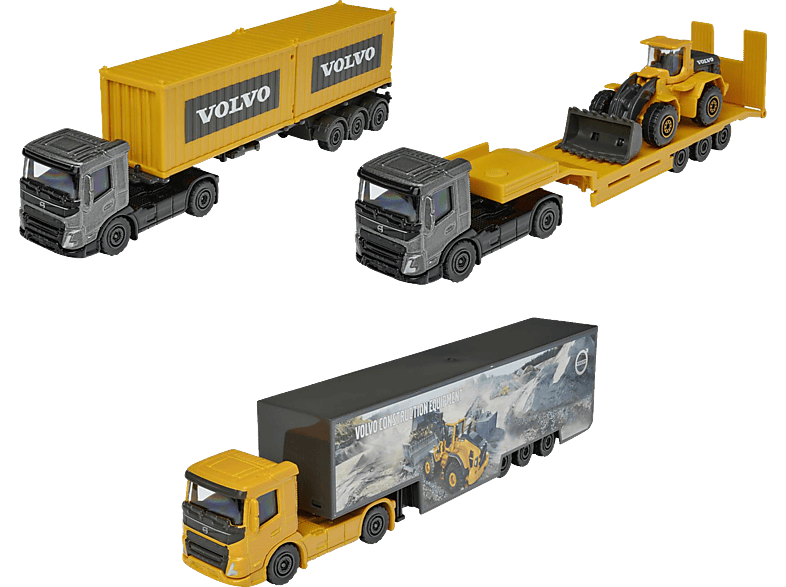 MAJORETTE 212057288 Volvo Transporter Assortment 3fach sortiert Spielzeugauto von MAJORETTE