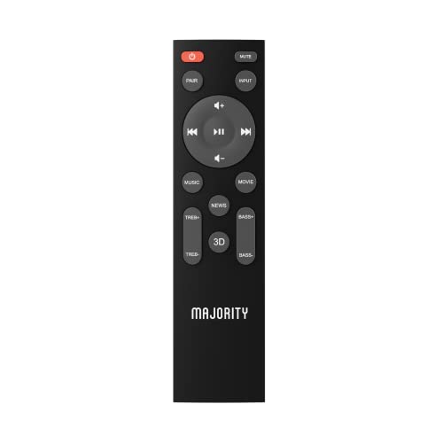 Ersatz-Fernbedienung für die meisten Sierra und Sierra Plus Soundbar von MAJORITY