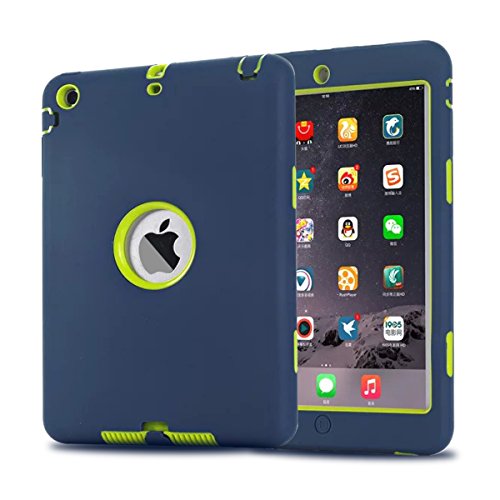 MAKEIT CASE 3-in-1-Hybrid-Schutzhülle für iPad Mini 1/2/3 (dunkelblau/fluoreszierend) von MAKEIT CASE