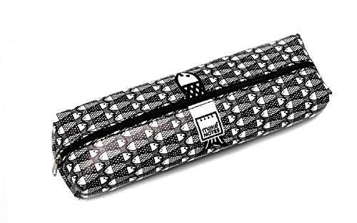 MAKENOTES EST074 Large Rectangular Pencil Case - W&B Fish - Collection von MAKENOTES