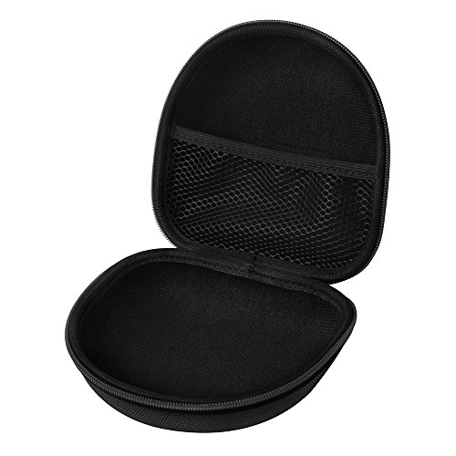 Malayas Hartschalen Kopfhörer Tasche, Headset schützende Eva-Kasten Reisetasche kompatibel Marshall Major I/Major II/Mid Bluetooth On-Ear-Kopfhörer (Schwarz) von Malayas