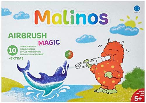 MALINOS 300964 Airbrush-Magie Stifte, 10+ extra von MALINOS