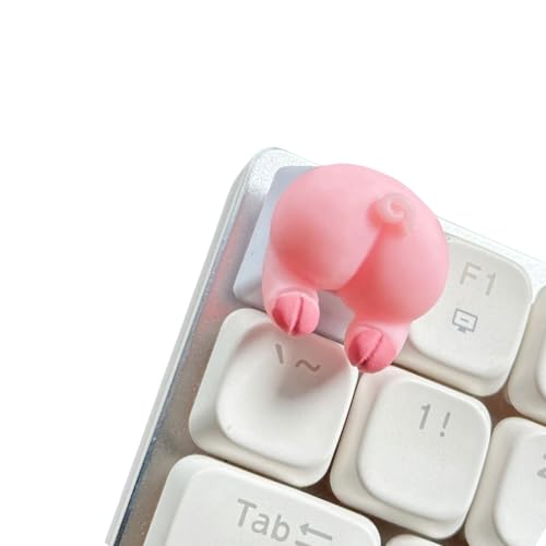 3D-Tastenkappe, mechanische Tastaturen, Pinkness, Schweinchen, Kaninchen, Katzen, Bären-Hintern, Original, personalisierbar, für Tastatur-Zubehör 3D-Tastenkappe, mechanische Tastaturen, Pinkness, Schweinchen, Kaninchen, Katzen, Bären-Hintern, Original, personalisierbar, für Tastatur-Zubehör von MALSSE