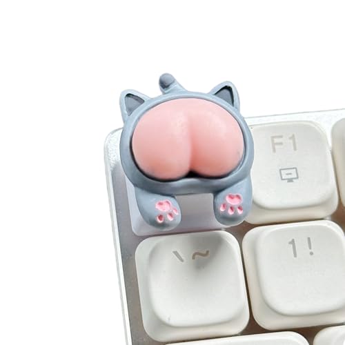 3D-Tastenkappe, mechanische Tastaturen, Pinkness, Schweinchen, Kaninchen, Katzen, Bären-Hintern, Original, personalisierbar, für Tastatur-Zubehör 3D-Tastenkappe, mechanische Tastaturen, Pinkness, Schweinchen, Kaninchen, Katzen, Bären-Hintern, Original, personalisierbar, für Tastatur-Zubehör von MALSSE