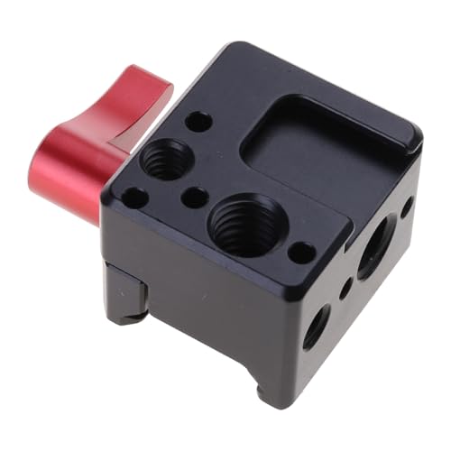 Kaltschuh-Verlängerungsplatte für Gimbals 1/4 Zoll Schraubverbindungen Halterung für Monitore Mikrofone LED von MALSSE