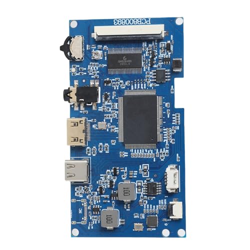 LCD-Treiberplatine für Touchscreens, USB 5 V, AT070TN92, 50-polig, 800 x 480, Computer-Treibermodul für 16,5–22,9 cm (6,5–9 Zoll) LCDs von MALSSE