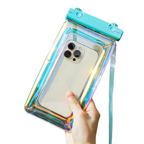 MALSSE Handytaschen, schwimmende Handyhülle für Strand, Reisen, Schwimmen, Unterwasser, Handyhalter mit Umhängeband, Blau MALSSE Handytaschen, schwimmende Handyhülle für Strand, Reisen, Schwimmen, Unterwasser, Handyhalter mit Umhängeband, Blau von MALSSE