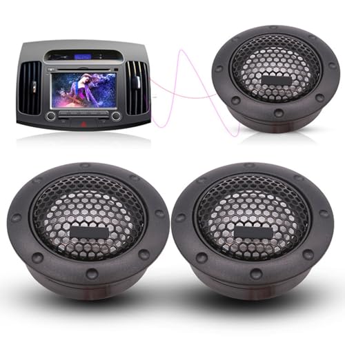 MALSSE High Tone Auto-Lautsprecher, breiter Frequenzgang, Fahrzeug-Hochtöner-Set, für Klangqualität bei Musikwiedergabe und Unterhaltung MALSSE High Tone Auto-Lautsprecher, breiter Frequenzgang, Fahrzeug-Hochtöner-Set, für Klangqualität bei Musikwiedergabe und Unterhaltung von MALSSE