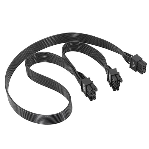 MALSSE PCIE 8-poliges Splitterkabel für Grafikkarten, 8-polig auf zwei 6+2-polige Stecker sorgt für stabile Leistung für verbesserte GPU-Leistungen MALSSE PCIE 8-poliges Splitterkabel für Grafikkarten, 8-polig auf zwei 6+2-polige Stecker sorgt für stabile Leistung für verbesserte GPU-Leistungen von MALSSE