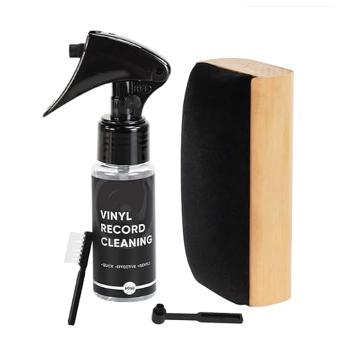 Professionelles Schallplattenpflegeset mit Samtbürste, Stylusbürste und 60 ml Reinigungslösung für optimale Pflege Professionelles Schallplattenpflegeset mit Samtbürste, Stylusbürste und 60 ml Reinigungslösung für optimale Pflege von MALSSE