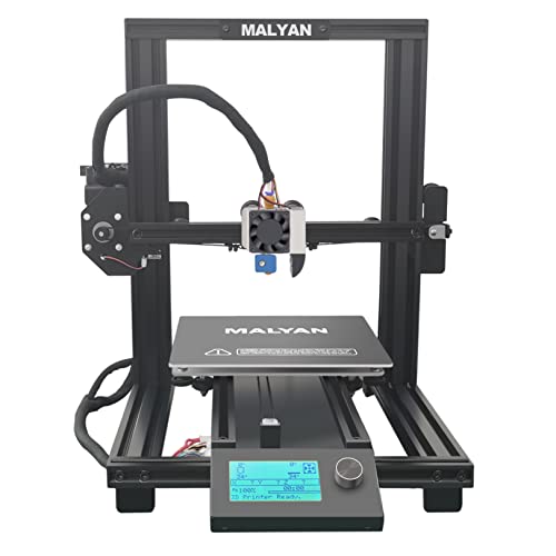MALYAN MA10-Mini 3D Drucker - FDM 3D Drucker für Kinder und Anfänger mit Netzteilschutzvorrichtung und magnetischer Flexibler Abnehmbarer Bauplatte DIY 3D Drucker Druckgröße 200 x 200 x 200 mm von MALYAN