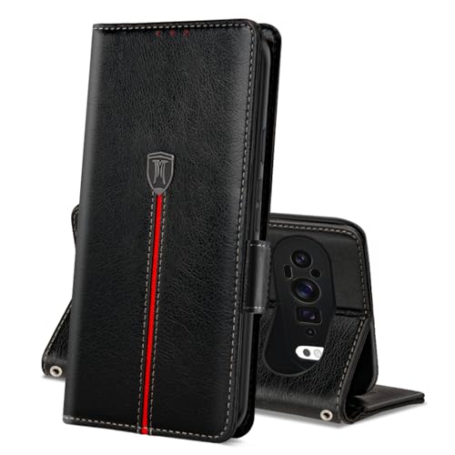 Für Google Pixel 9 pro XL Hülle, Magnet Leder Kartenfach Handyhülle, Klappbar Wallet Tasche Pixel 9 pro XL Schutzhülle, Flip TPU Bumper Silikon Book Cover, Stoßfeste Case für Pixel 9 pro XL Schwarz Für Google Pixel 9 pro XL Hülle, Magnet Leder Kartenfach Handyhülle, Klappbar Wallet Tasche Pixel 9 pro XL Schutzhülle, Flip TPU Bumper Silikon Book Cover, Stoßfeste Case für Pixel 9 pro XL Schwarz von MAMA MOUTH