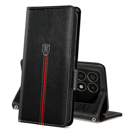 Hülle für Xiaomi Poco F6 Pro, Magnet Leder Kartenfach Handyhülle, Klappbar Wallet Tasche Schutzhülle, Flip TPU Bumper Silikon Book Cover, Stoßfeste Case Schwarz Hülle für Xiaomi Poco F6 Pro, Magnet Leder Kartenfach Handyhülle, Klappbar Wallet Tasche Schutzhülle, Flip TPU Bumper Silikon Book Cover, Stoßfeste Case Schwarz von MAMA MOUTH