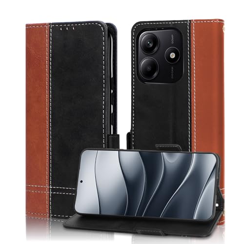Hülle für Xiaomi Redmi Note 14 5G, Magnet Ledertasche Handyhülle, Klapp Leder Kartenfächer Schutzhülle,Flip Slim TPU Bumper Silikon Book Case,Stoßfeste Wallet Cover für Xiaomi Redmi Note 14 Schwarz Hülle für Xiaomi Redmi Note 14 5G, Magnet Ledertasche Handyhülle, Klapp Leder Kartenfächer Schutzhülle,Flip Slim TPU Bumper Silikon Book Case,Stoßfeste Wallet Cover für Xiaomi Redmi Note 14 Schwarz von MAMA MOUTH