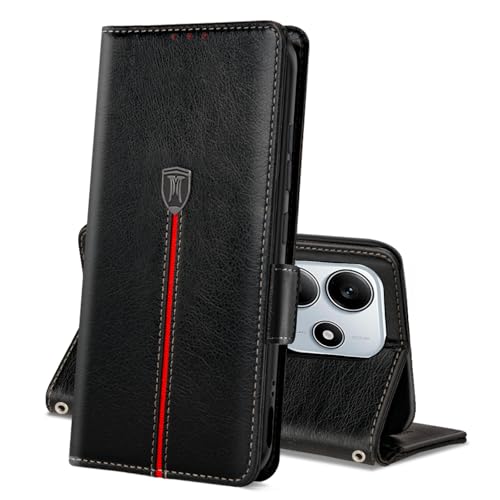 Hülle für Xiaomi Redmi Note 14 5G , Magnet Leder Kartenfach Handyhülle, Klappbar Wallet Tasche Schutzhülle, Flip TPU Bumper Silikon Book Cover, Stoßfeste Case für Xiaomi Redmi Note 14 5G Schwarz Hülle für Xiaomi Redmi Note 14 5G , Magnet Leder Kartenfach Handyhülle, Klappbar Wallet Tasche Schutzhülle, Flip TPU Bumper Silikon Book Cover, Stoßfeste Case für Xiaomi Redmi Note 14 5G Schwarz von MAMA MOUTH