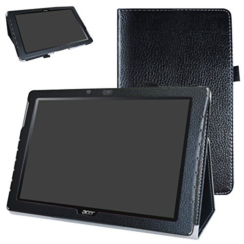 MAMA MOUTH Acer Iconia One 10 B3-A40 hülle, Folding Ständer Hülle Case mit Standfunktion für 10.1" Acer Iconia One 10 B3-A40 Android Tablet PC,Schwarz von MAMA MOUTH