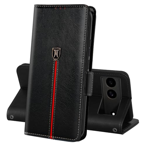 MAMA MOUTH Hülle für Google Pixel 8a, Magnet Leder Kartenfach Handyhülle, Klappbar Wallet Tasche Pixel 8a Schutzhülle, Flip TPU Bumper Silikon Cover, Stoßfeste Case für Google Pixel 8a Schwarz MAMA MOUTH Hülle für Google Pixel 8a, Magnet Leder Kartenfach Handyhülle, Klappbar Wallet Tasche Pixel 8a Schutzhülle, Flip TPU Bumper Silikon Cover, Stoßfeste Case für Google Pixel 8a Schwarz von MAMA MOUTH