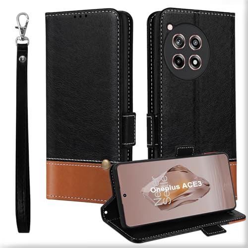 MAMA MOUTH Oneplus 12R Hülle, Kartenfächer Leder Magnet Handyhülle,Stoßfeste Brieftasche Oneplus 12R Klapphülle, TPU Bumper Schutzhülle Case Cover für Oneplus 12R mit Handschlaufe Schwarz MAMA MOUTH Oneplus 12R Hülle, Kartenfächer Leder Magnet Handyhülle,Stoßfeste Brieftasche Oneplus 12R Klapphülle, TPU Bumper Schutzhülle Case Cover für Oneplus 12R mit Handschlaufe Schwarz von MAMA MOUTH