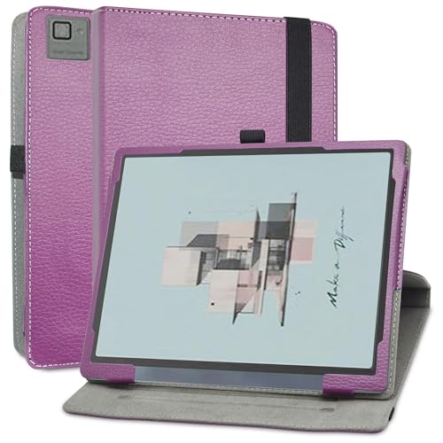 MAMA MOUTH Kompatibel mit BOOX Tab Ultra C Pro hülle,360° Drehbarer Stand Cover Premium Schutzhülle Tasche Etui mit Ständerfunktion Case für BOOX Tab Ultra C Pro/BOOX Tab Ultra 10.3 Inch,Violett von MAMA MOUTH