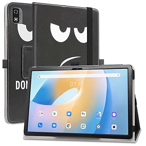 MAMA MOUTH Kompatibel mit Blackview Tab 12 Hülle,Schutzhülle mit Hochwertiges PU Leder Tasche Case für 10" Blackview Tab 12 / Blackview Tab 12 Pro Tablet,Don't Touch von MAMA MOUTH