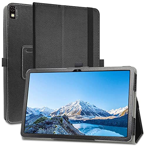 MAMA MOUTH Kompatibel mit Blackview Tab 16 Hülle,Schutzhülle mit Hochwertiges PU Leder Tasche Case für 11" Blackview Tab 16 Tablet,Schwarz von MAMA MOUTH