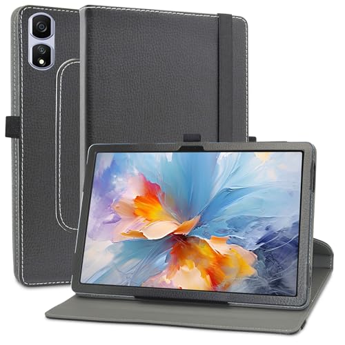 MAMA MOUTH Kompatibel mit Blackview Tab 16 Pro hülle,360° Drehbarer Stand Cover Premium Schutzhülle Tasche Etui mit Ständerfunktion Case für Blackview Tab 60 WiFi/CHUWI HiPad 11 Zoll Tablet,Schwarz von MAMA MOUTH