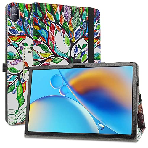 MAMA MOUTH Kompatibel mit CHUWI HiPad Max Hülle,Schutzhülle mit Hochwertiges PU Leder Tasche Case für 10.36" CHUWI HiPad Max Tablet(Not fit CHUWI HiPad XPro),Love Tree von MAMA MOUTH