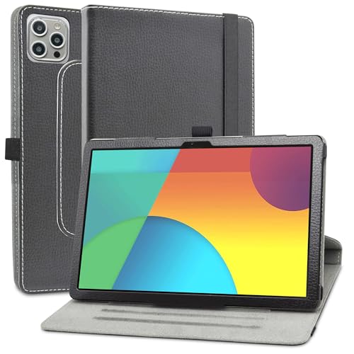 MAMA MOUTH Kompatibel mit CUBOT Tab 60 hülle,360° Drehbarer Stand Cover Premium Schutzhülle Tasche Etui mit Ständerfunktion Case für CUBOT Tab 60 / CUBOT Tab 20 10.1 Zoll Tablet,Schwarz von MAMA MOUTH