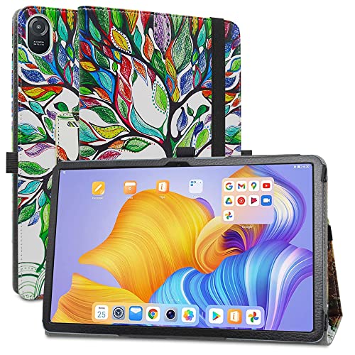 MAMA MOUTH Kompatibel mit Honor Pad 8 Hülle,Schutzhülle mit Hochwertiges PU Leder Tasche Case für 12" Honor Pad 8 / Blackview Tab 18 Tablet(Not fit Honor Pad X8),Love Tree von MAMA MOUTH