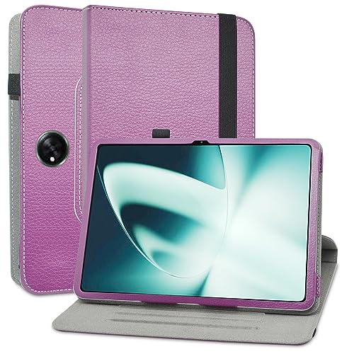 MAMA MOUTH Kompatibel mit Oppo Pad 3 hülle,360° Drehbarer Stand Cover Premium Schutzhülle Tasche Etui mit Ständerfunktion Case für Oppo Pad 2 / OnePlus Pad 11.61 Zoll Tablet,Violett von MAMA MOUTH