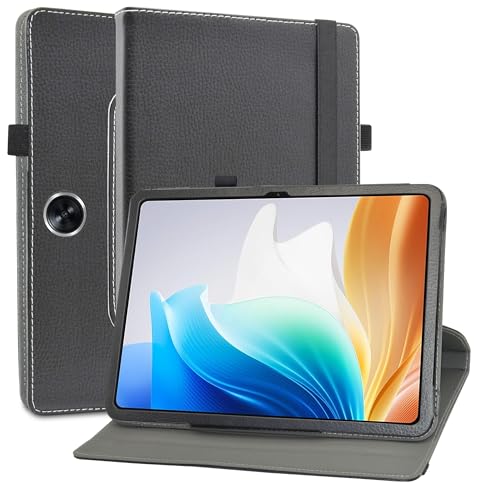 MAMA MOUTH Kompatibel mit Oppo Pad Neo hülle,360° Drehbarer Stand Cover Premium Schutzhülle Tasche Etui mit Ständerfunktion Case für Oppo Pad Neo/oneplus pad go 11.4 Zoll Tablet,Schwarz von MAMA MOUTH