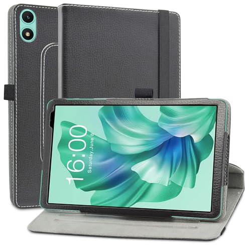 MAMA MOUTH Kompatibel mit TECLAST P85T hülle,360° Drehbarer Stand Cover Premium Schutzhülle Tasche Etui mit Ständerfunktion Case für TECLAST P85T 8 Inch Tablet,Schwarz von MAMA MOUTH