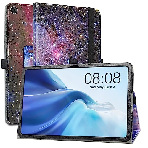 MAMA MOUTH Kompatibel mit TECLAST T50 Hülle,Schutzhülle mit Hochwertiges PU Leder Tasche Case für 11" TECLAST T50 Tablet(Not fit TECLAST T50 Pro),Galaxy von MAMA MOUTH