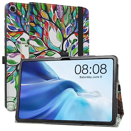 MAMA MOUTH Kompatibel mit TECLAST T50 Hülle,Schutzhülle mit Hochwertiges PU Leder Tasche Case für 11" TECLAST T50 Tablet(Not fit TECLAST T50 Pro),Love Tree von MAMA MOUTH