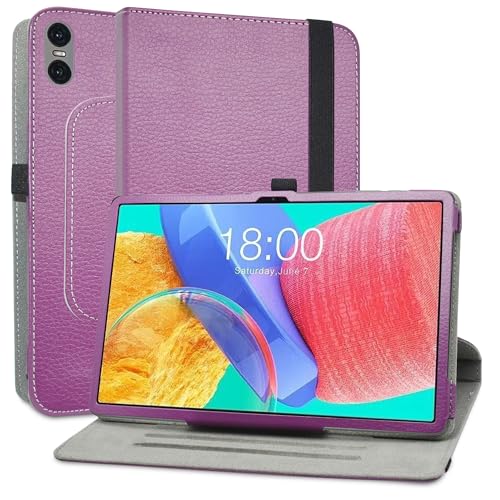 MAMA MOUTH Kompatibel mit TECLAST T50 Pro hülle,360° Drehbarer Stand Cover Premium Schutzhülle Tasche Etui mit Ständerfunktion Case für TECLAST T50 Pro 11Inch Tablet(Not fit TECLAST T50),Violett von MAMA MOUTH