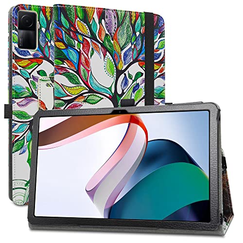 MAMA MOUTH Kompatibel mit Xiaomi L83 Hülle,Schutzhülle mit Hochwertiges PU Leder Tasche Case für 10.61" Xiaomi Redmi Pad L83 Tablet,Love Tree von MAMA MOUTH