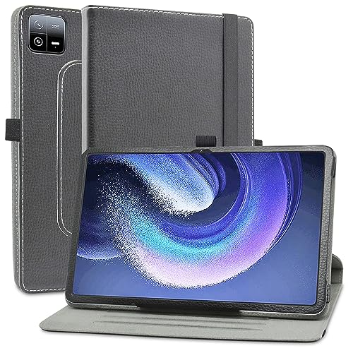 MAMA MOUTH Kompatibel mit Xiaomi Pad 6 hülle,360° Drehbarer Stand Cover Premium Schutzhülle Tasche Etui mit Ständerfunktion Case für 11" Xiaomi Pad 6,Schwarz von MAMA MOUTH