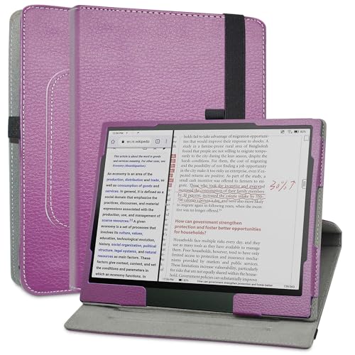 MAMA MOUTH Kompatibel mitBOOX Note Air 3 C hülle,360° Drehbarer Stand Cover Premium Schutzhülle Tasche Etui mit Ständerfunktion Case für BOOX Note Air 3 C 10.3 Inch Tablet,Violett von MAMA MOUTH