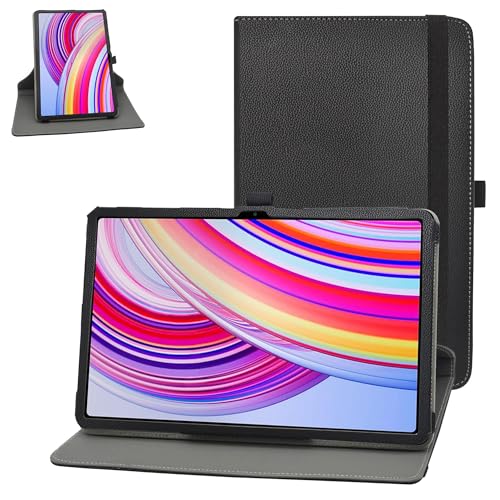 MAMA MOUTH Onn 12,1 Zoll Pro Tablet-Hülle, 360 Grad drehbarer Ständer mit niedlichem Muster für Onn 12,1 Zoll Pro (Modell 2024: 100146663) Tablet (nur passend für Onn 12,1 Zoll 2024), Schwarz von MAMA MOUTH