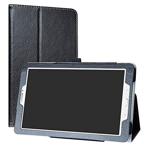 MAMA MOUTH Samsung Galaxy Tab E 9.6 hülle, Folding Ständer Hülle Case mit Standfunktion für 9.6" Samsung Galaxy Tab E 9.6 T560 T561 Android Tablet-PC,Schwarz von MAMA MOUTH